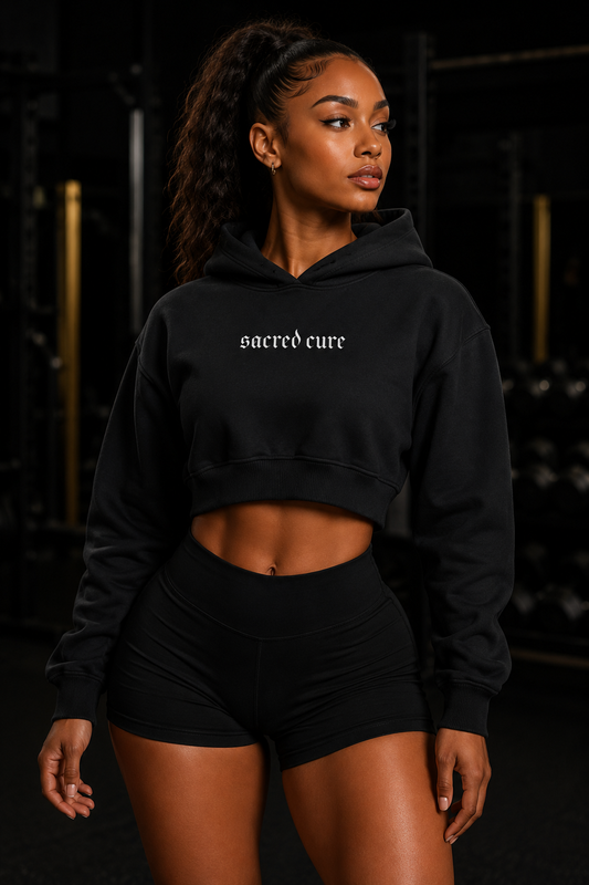 Her Cropped Hoodie