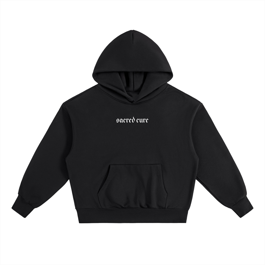 mens Essential Heavyweight Fleece Hoodie