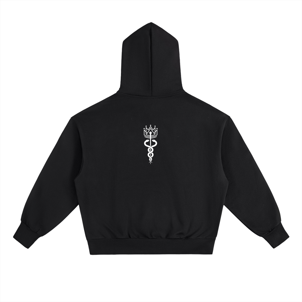 mens Essential Heavyweight Fleece Hoodie