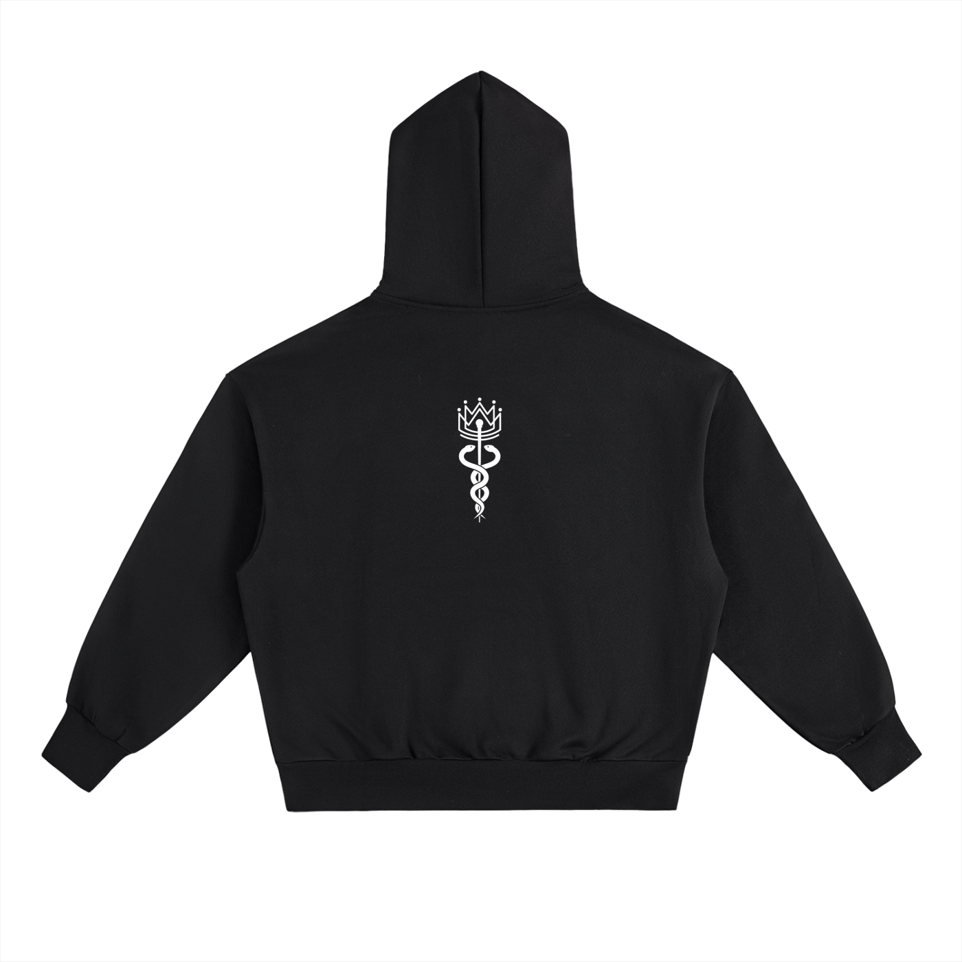 mens Essential Heavyweight Fleece Hoodie