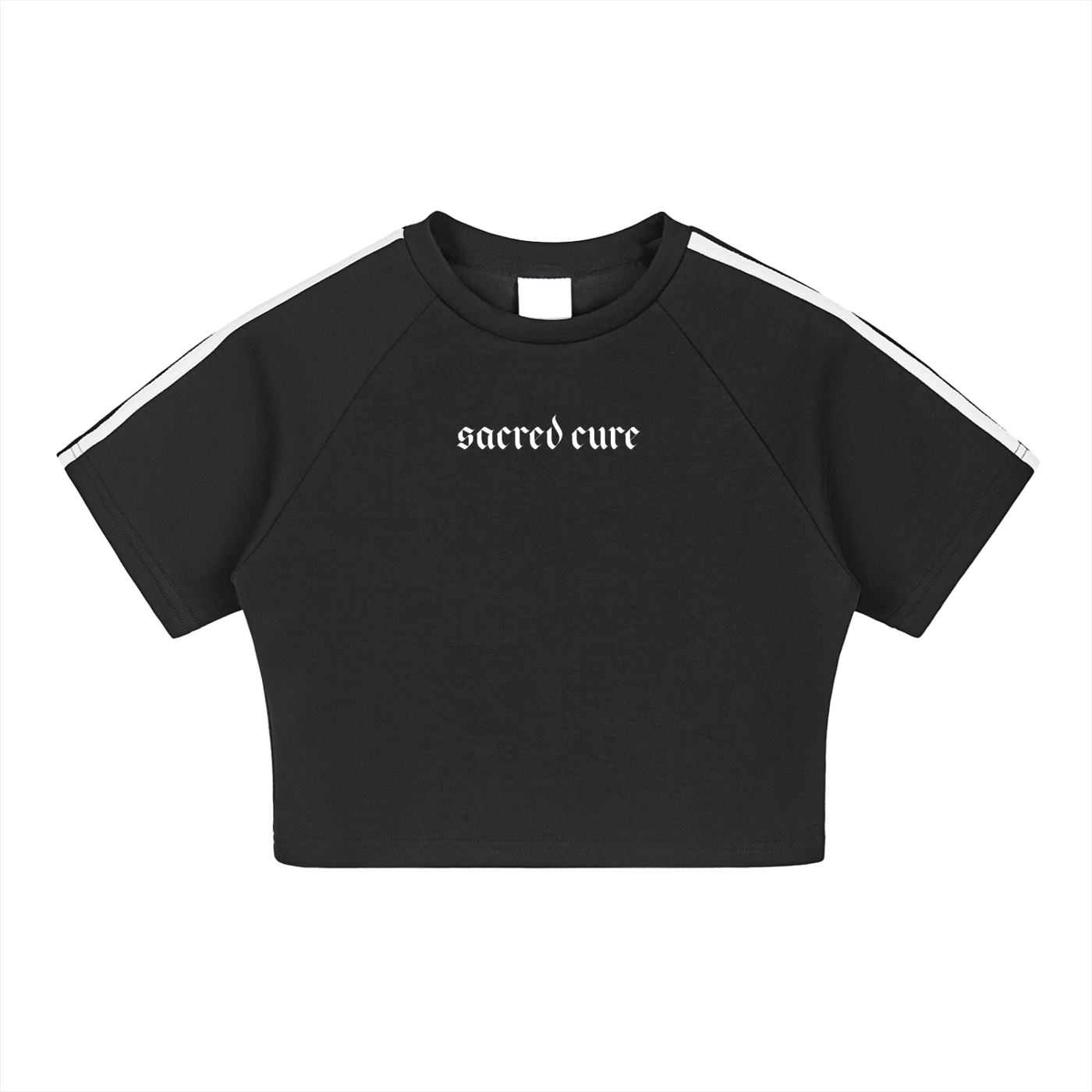 women Taped Cooling Performance Crop Top