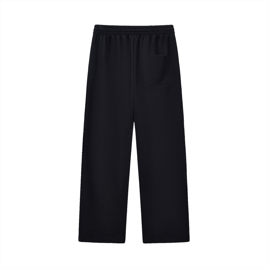 Mens Curved Stripe Straight Sweatpants