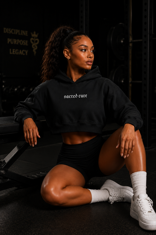 Her Cropped Hoodie