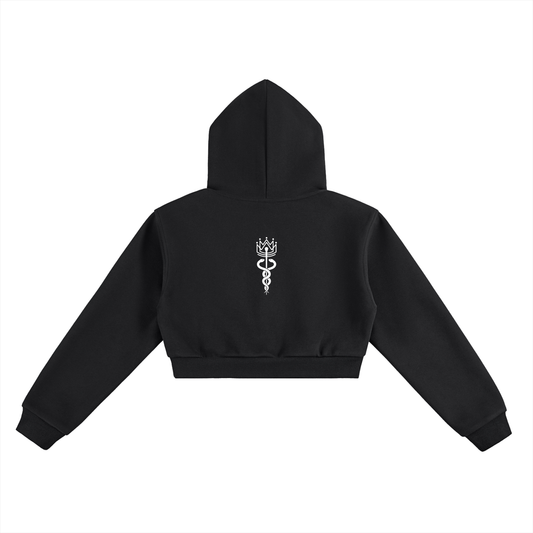 Her Cropped Hoodie