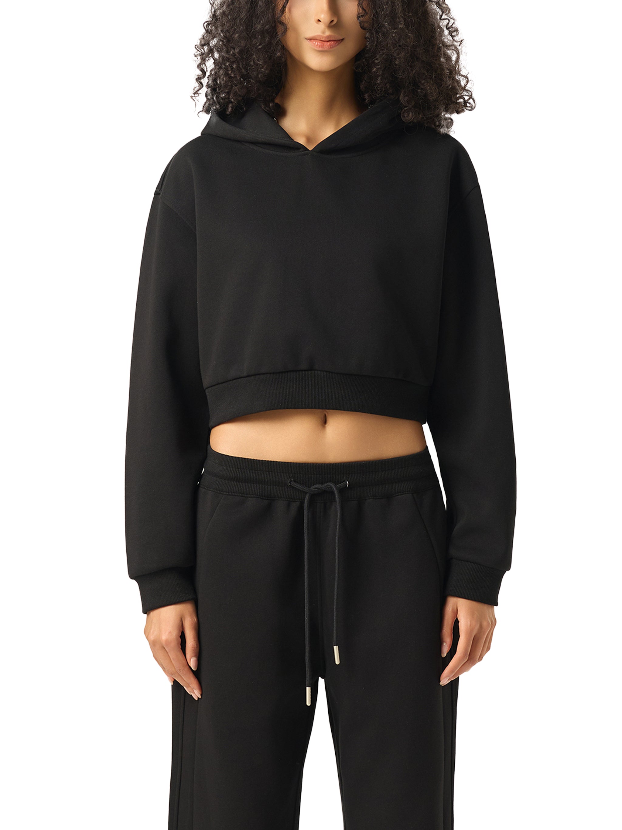 women's Essential Cropped Hoodie