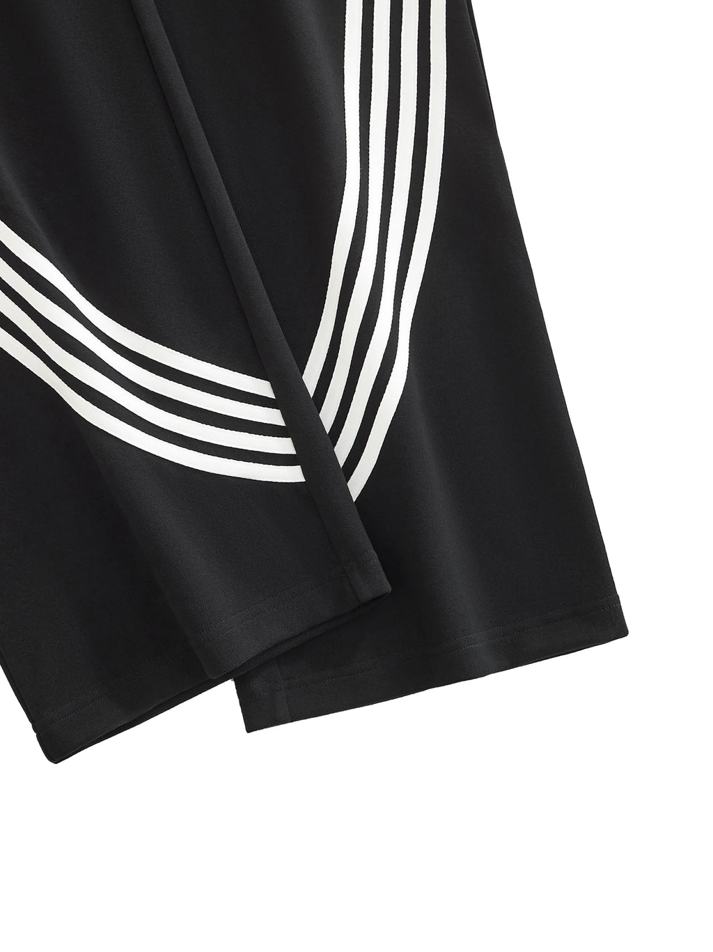 Mens Curved Stripe Straight Sweatpants